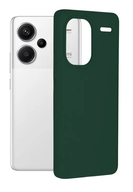 Kryt TopQ Essential Xiaomi Redmi Note 13 Pro+ 5G tmavě zelený 118017