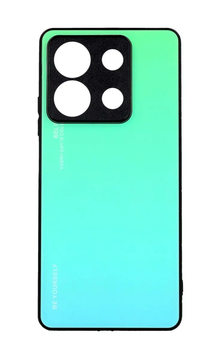 Kryt TopQ LUXURY Xiaomi Redmi Note 13 5G pevný duhový zelený 118091