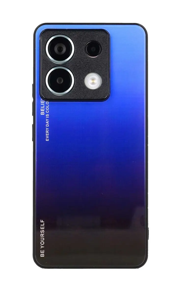 Kryt TopQ LUXURY Xiaomi Redmi Note 13 Pro 5G pevný duhový modrý 118152