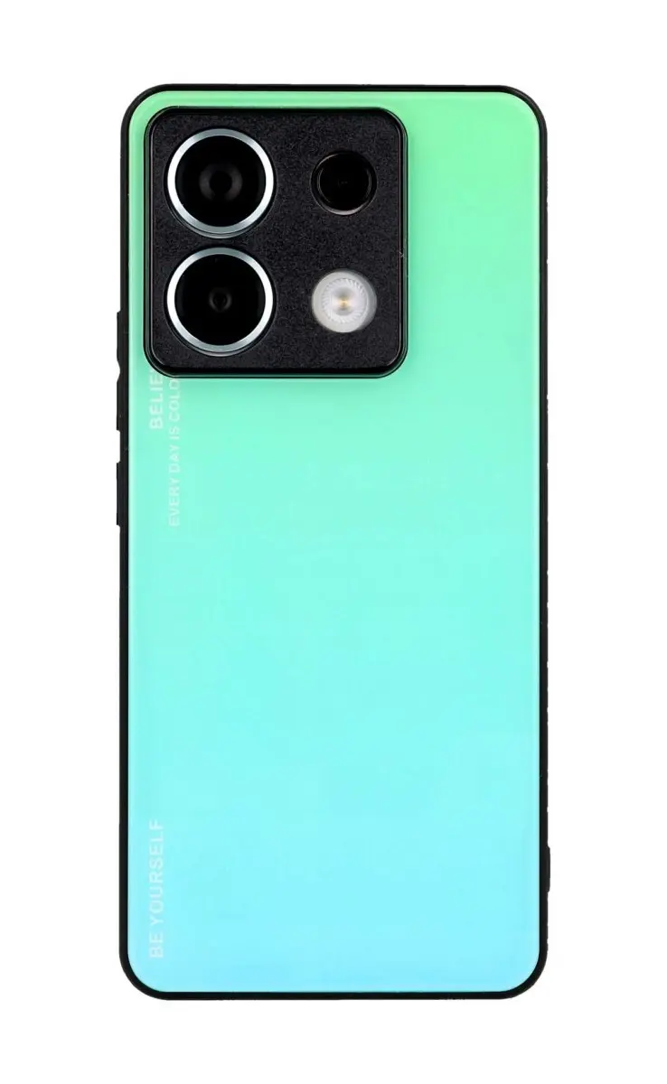 Kryt TopQ LUXURY Xiaomi Redmi Note 13 Pro 5G pevný duhový zelený 118153