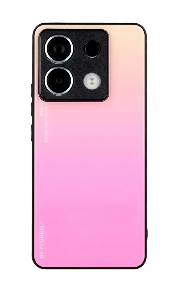 Kryt TopQ LUXURY Xiaomi Redmi Note 13 Pro 5G pevný duhový meruňkový 118154