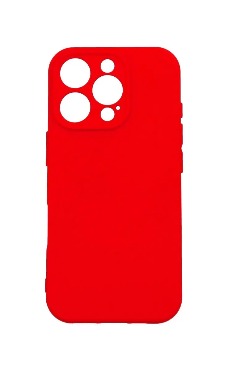 Kryt TopQ Essential iPhone 16 Pro červený 128154