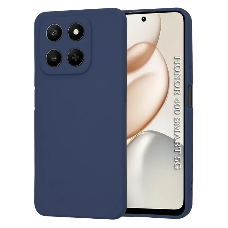 Techsuit - SoftFlex silikonový kryt pro Honor 400 Smart 5G / Honor 400 Smart 4G / Honor X7d 4G - tmavě modrý