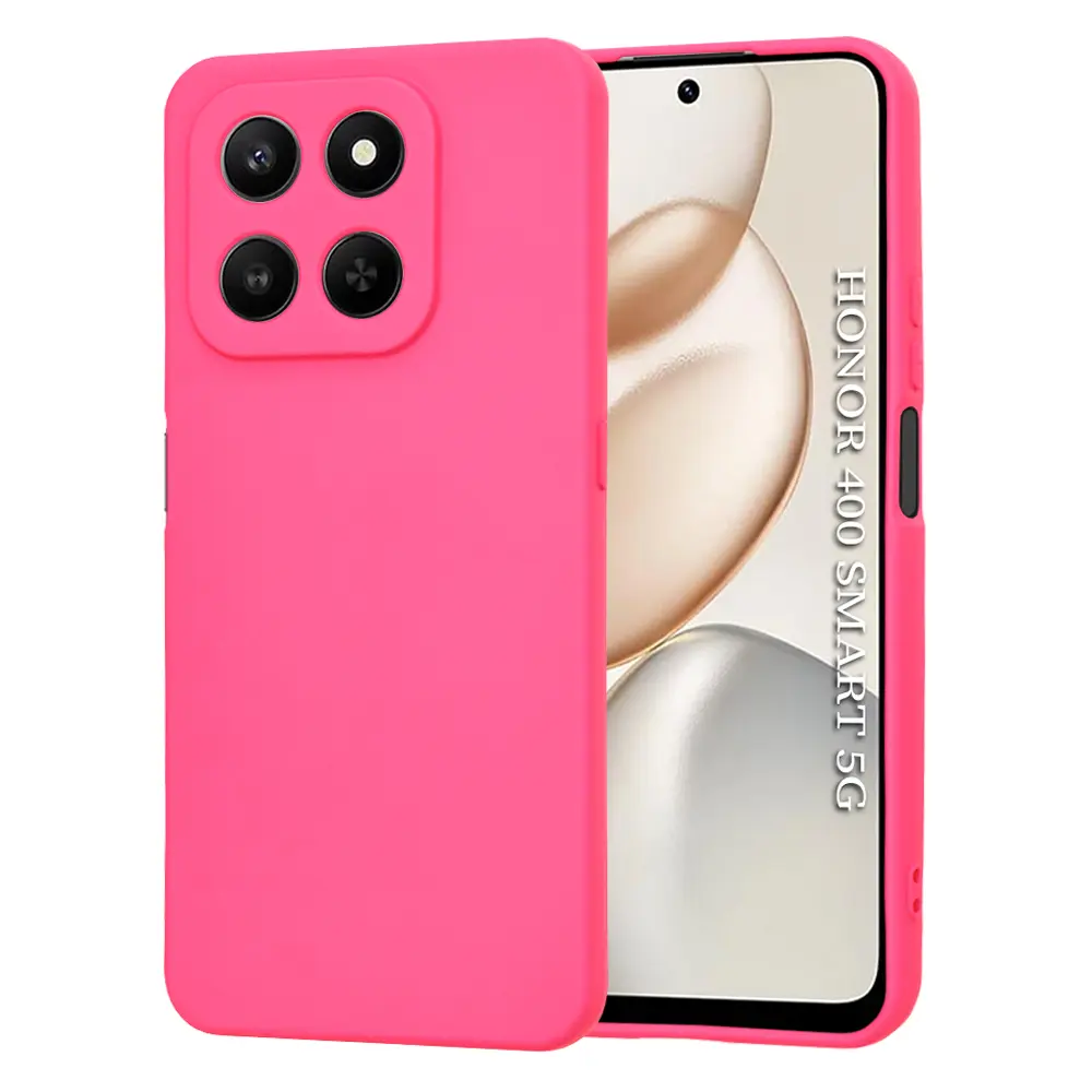 Techsuit - SoftFlex silikonový kryt pro Honor 400 Smart 5G / Honor 400 Smart 4G / Honor X7d 4G - sytě růžový