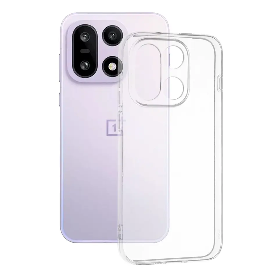 Techsuit – průhledný silikon – OnePlus 15 – transparentní