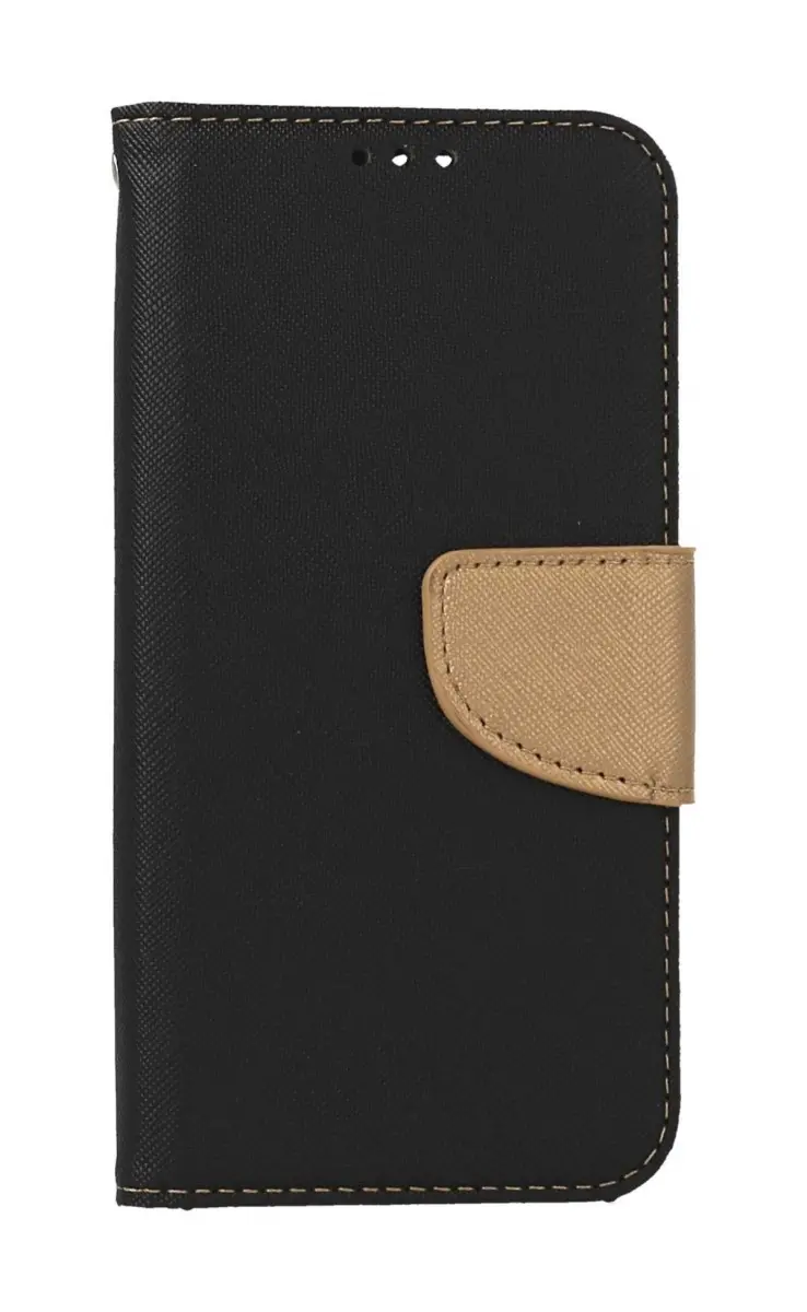 Pouzdro TopQ iPhone 14 Pro knížkové černo-zlaté 108436