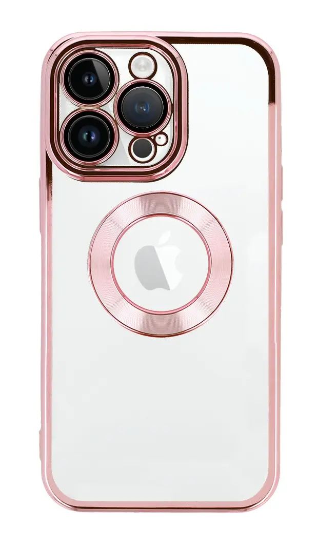 Kryt TopQ iPhone 14 Pro Beauty Clear růžový 98577