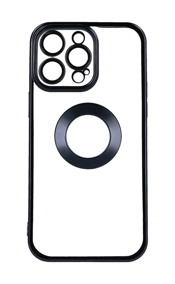 Kryt TopQ iPhone 14 Pro Max Beauty Clear černý 98578