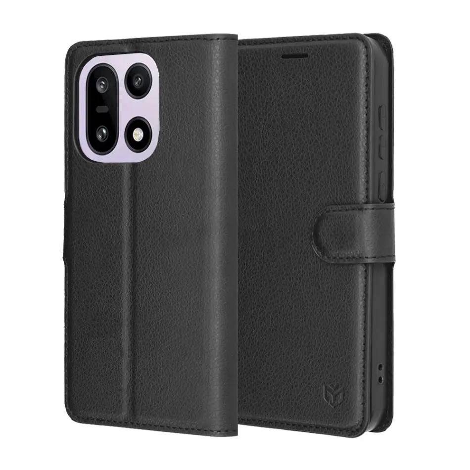 Techsuit - kožené pouzdro - OnePlus 15 - černé