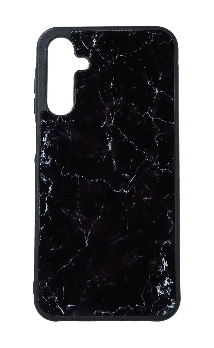 Kryt TopQ Marble Samsung A15 pevný Smoky Black 128706