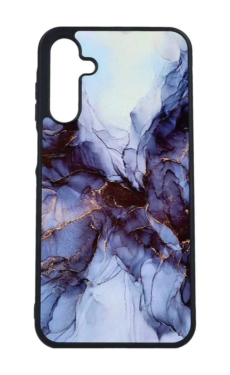 Kryt TopQ Marble Samsung A15 pevný Smoky Blue 128707
