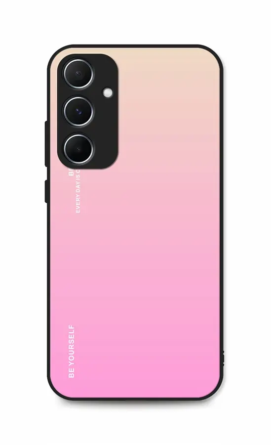 Kryt TopQ LUXURY Samsung A15 pevný duhový meruňkový 128815