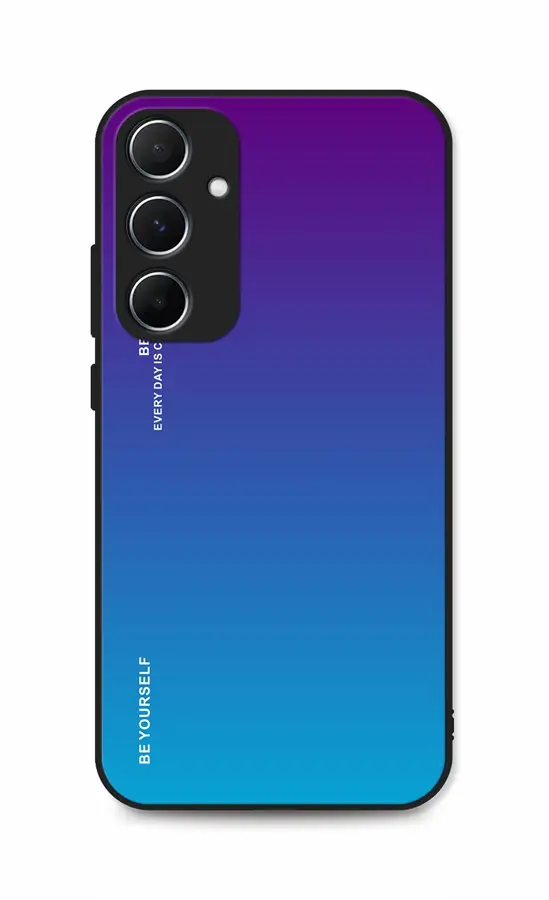 Kryt TopQ LUXURY Samsung A15 pevný duhový purpurový 128816