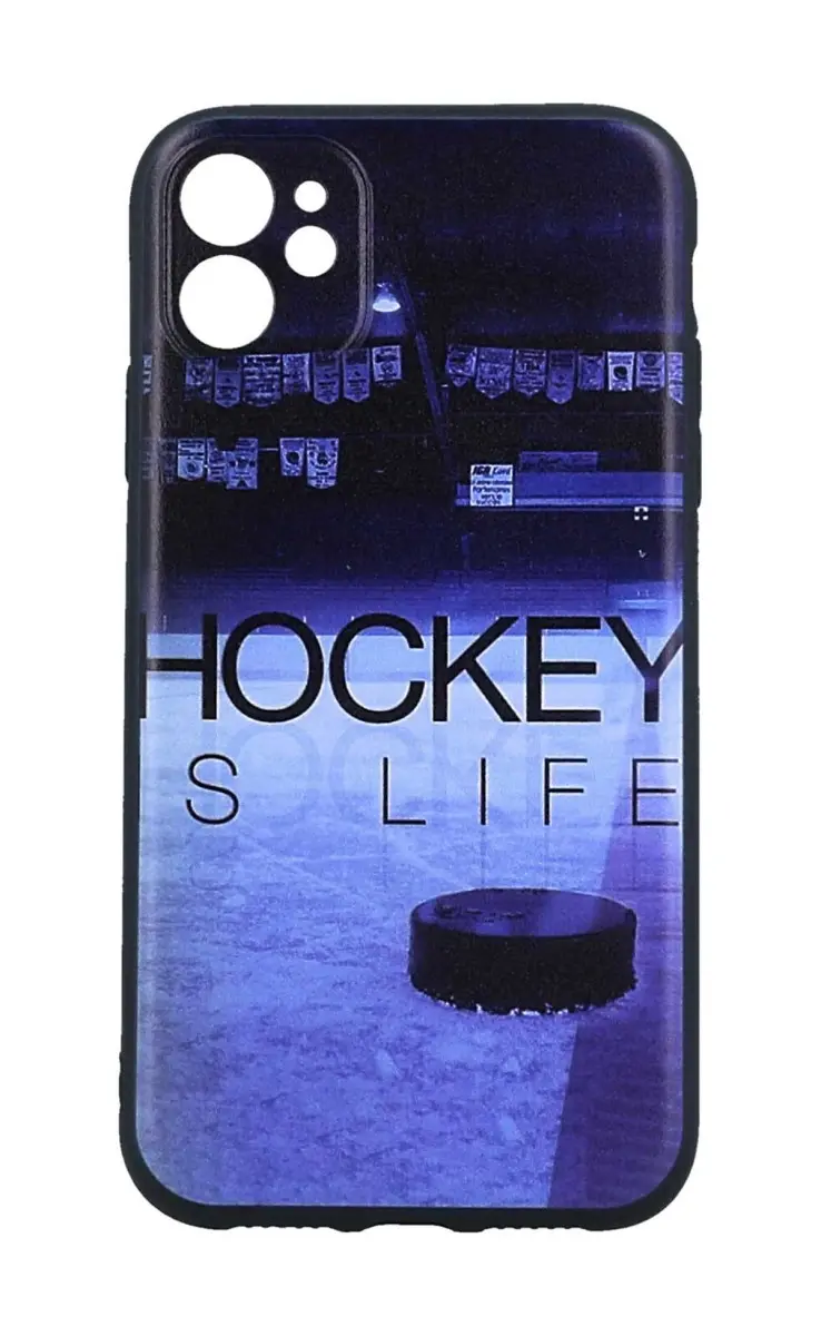 Kryt TopQ iPhone 11 silikon Hockey Is Life 48909