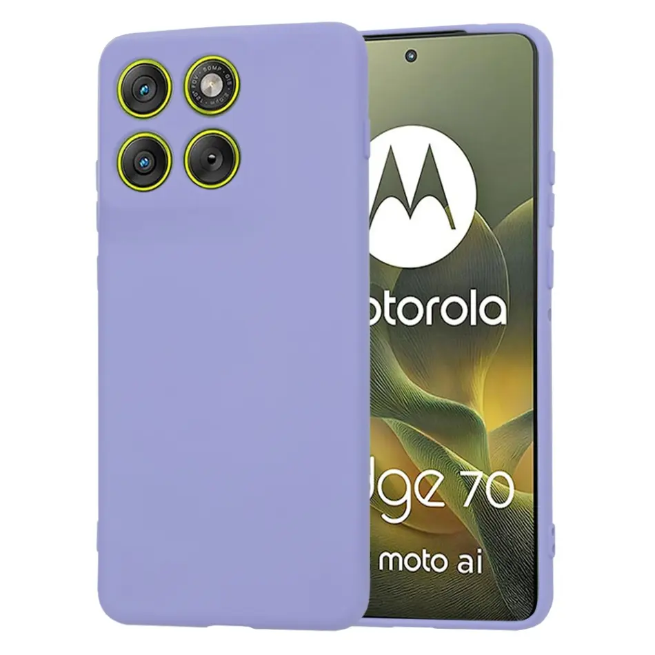Techsuit - SoftFlex - Motorola Edge 70 - světle fialová