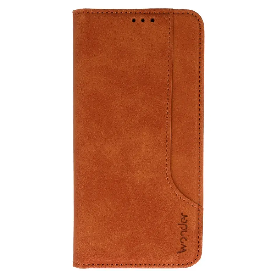 Knížkové pouzdro Wonder Prime pro Samsung Galaxy S26 brown