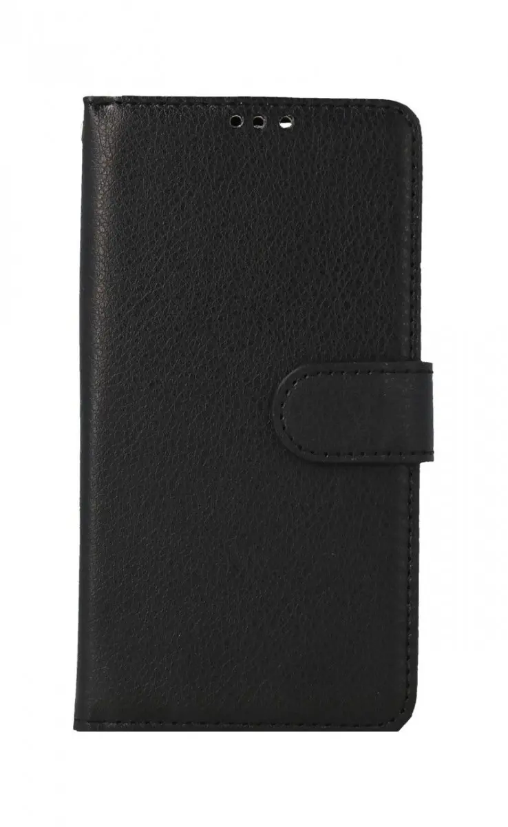 Pouzdro TopQ iPhone 15 Pro knížkové černé s přezkou 99493