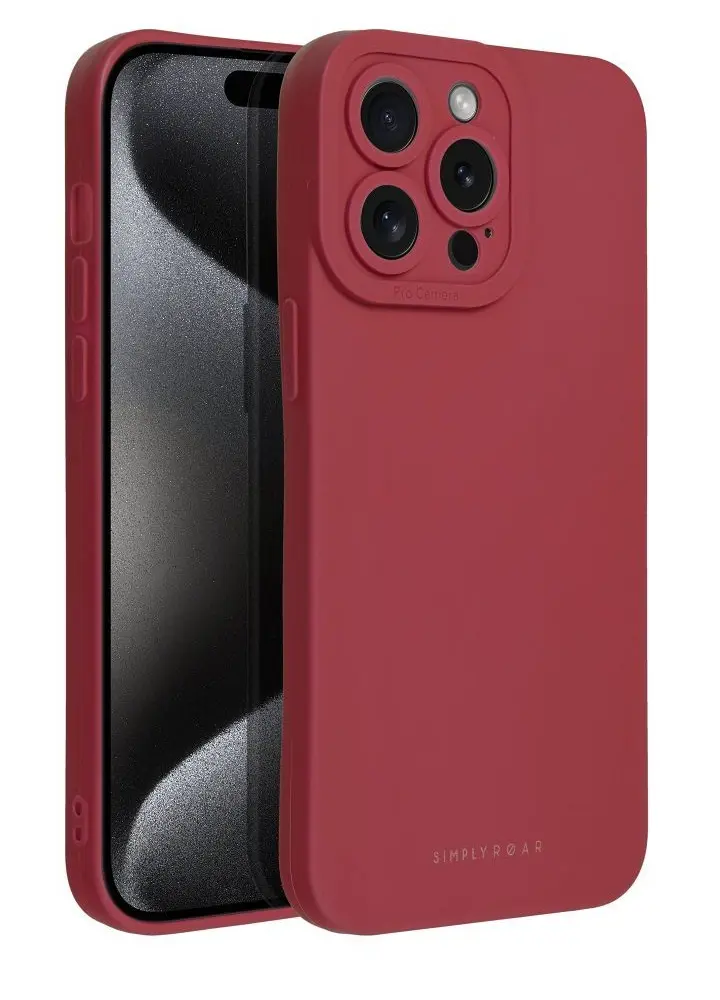 Kryt Roar Luna iPhone 15 Pro červený 109590