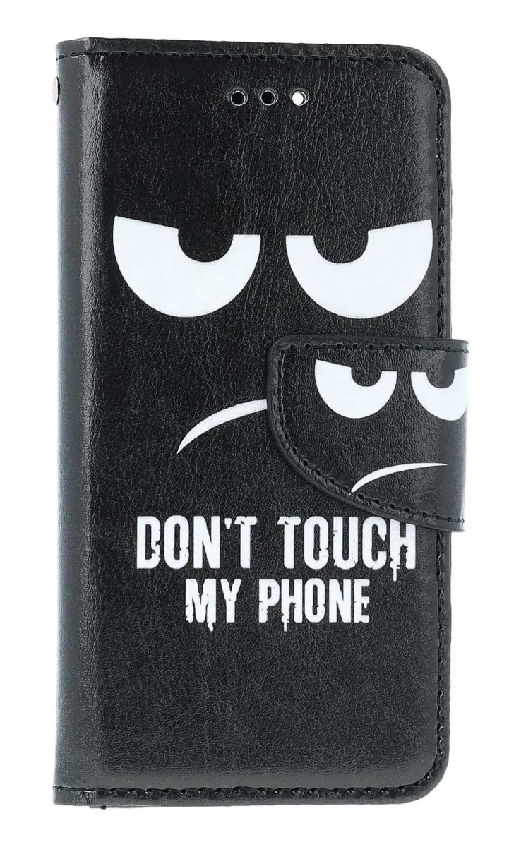 Pouzdro TopQ iPhone SE 2020 knížkové Don't Touch 49754
