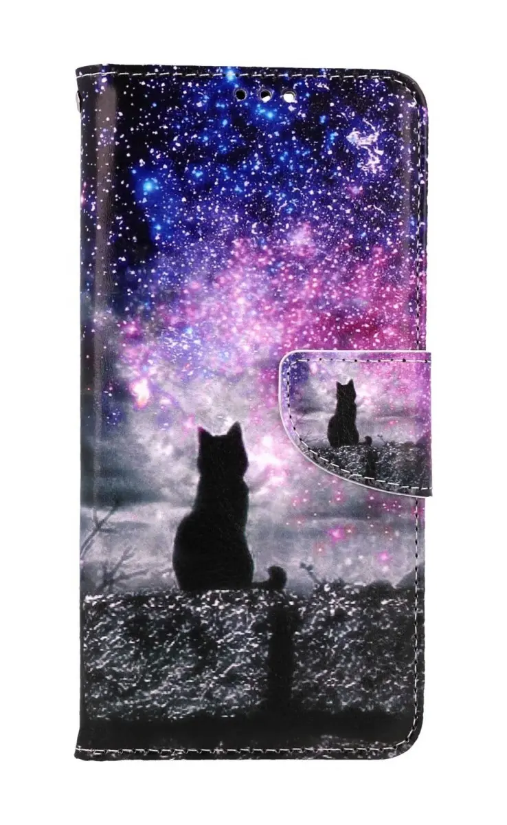 Pouzdro TopQ Xiaomi Redmi Note 10 knížkové Hvězdná obloha 59829