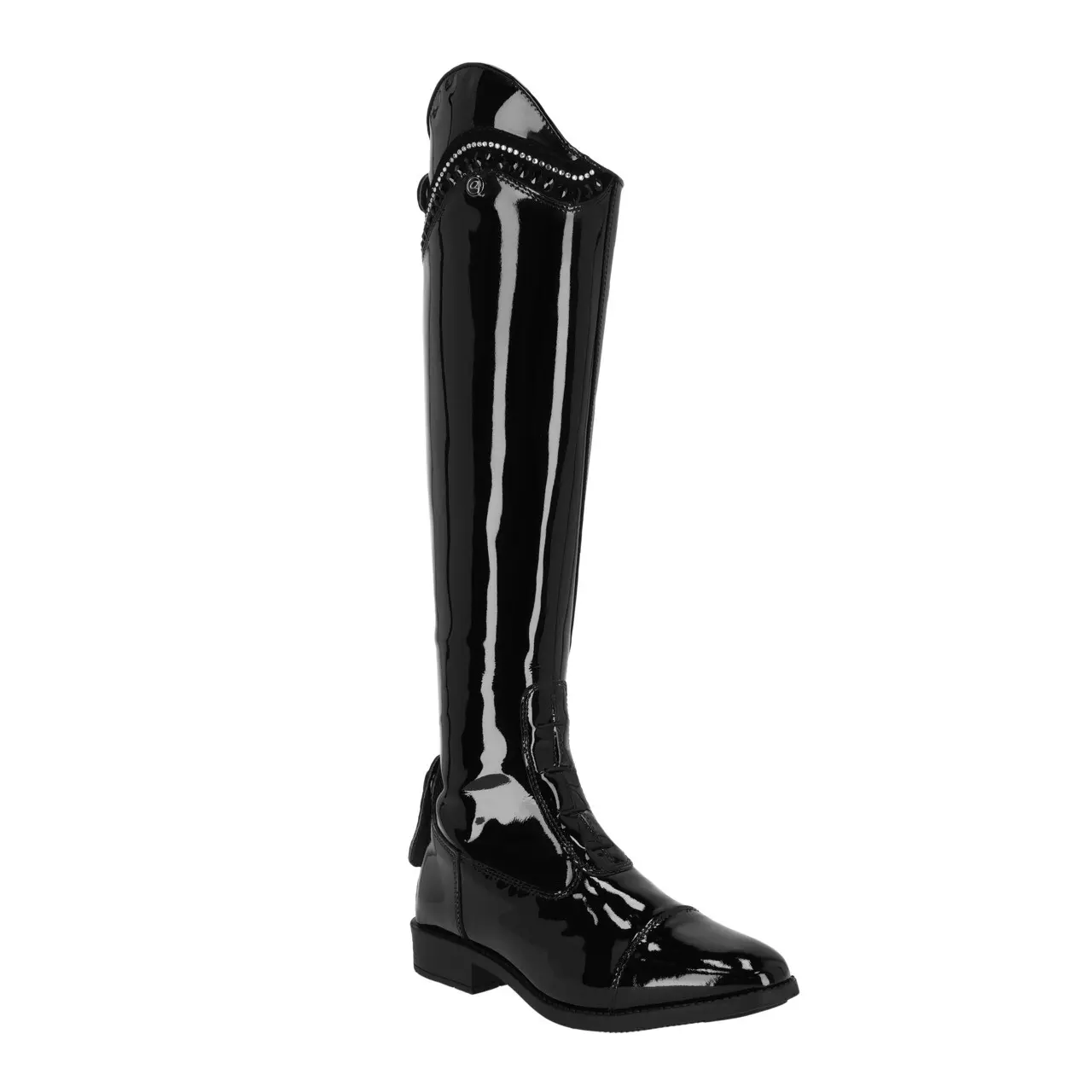 Dámské kožené jezdecké boty QHP Lamira Adult Wide