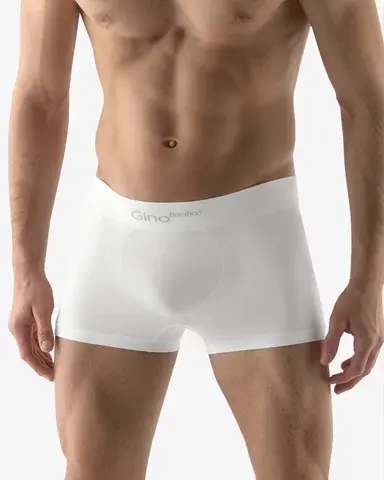 Pánské boxerky s kratší nohavičkou GINO 53004P bílá L/XL