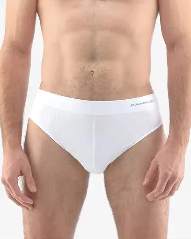 Pánské slipy se širším bokem GINO 51004P bílá M/L