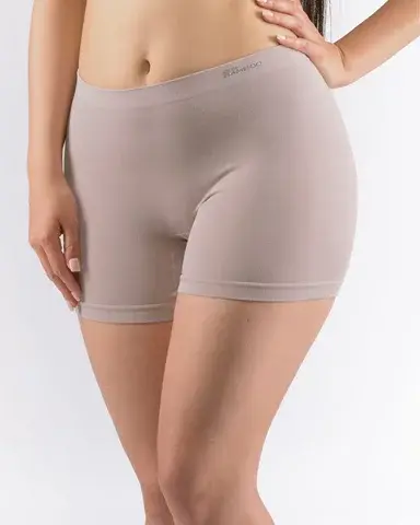 Dámské kalhotky s nohavičkou GINA 03018P šedohnědá M/L