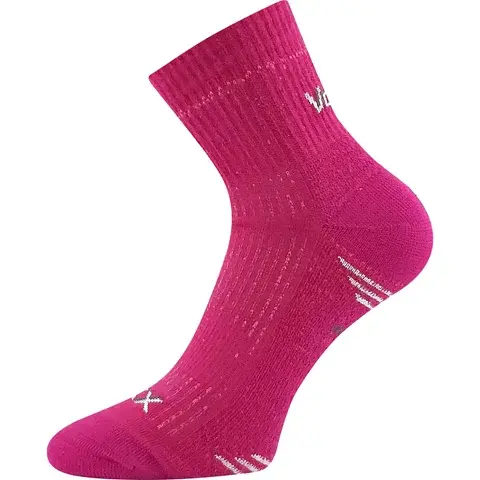 Dvouvrstvé merino ponožky VoXX OULU fuxia fuxia
