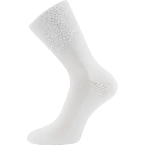 Zdravotní ponožky FINEGO bílá bílá