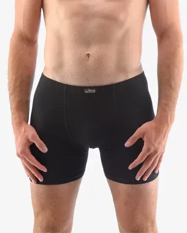 Pánské boxerky s delší nohavičkou GINO 74086P černá L/XL