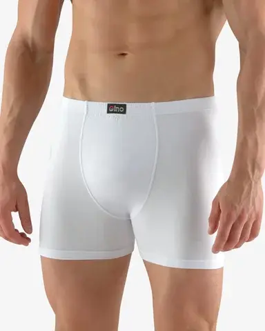 Pánské boxerky s delší nohavičkou GINO 74116P bílá M/L