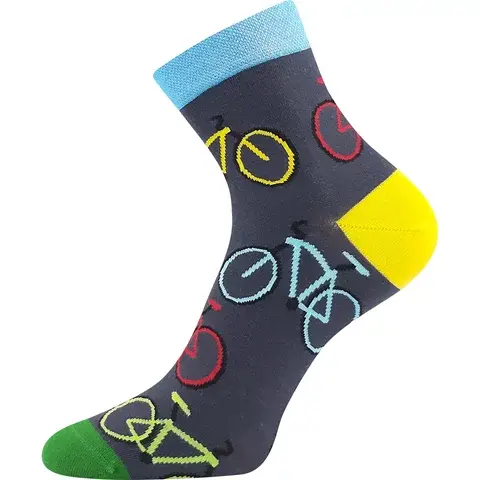 Společenské ponožky Lonka DORWIN kola bike 39-42 (26-28)