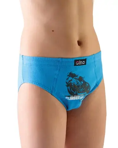 Dětské chlapecké slipy GINO 21000P dunaj 128