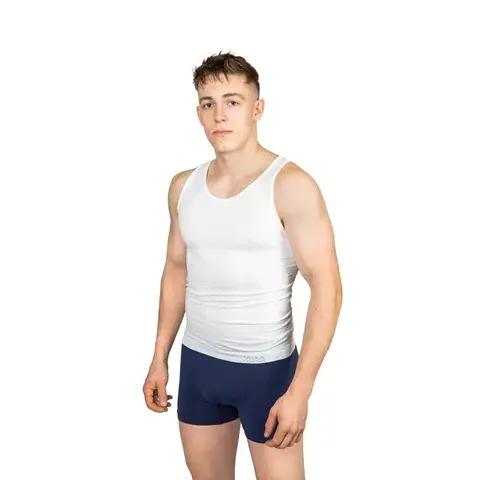 Pánský nátělník VoXX BAMBOO SEAMLESS 020 bílá bílá