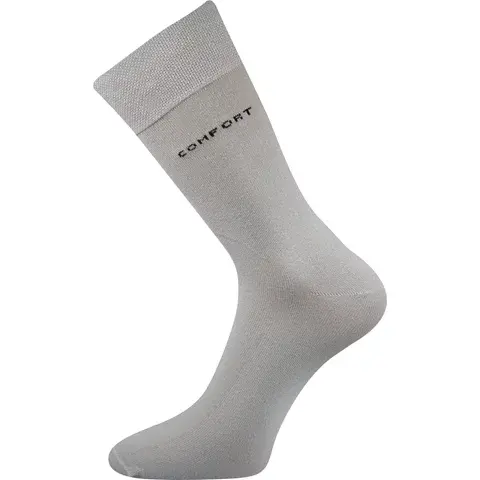 Bavlněné ponožky COMFORT světle šedá světle šedá
