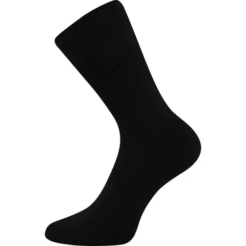 Zdravotní ponožky FINEGO černá černá