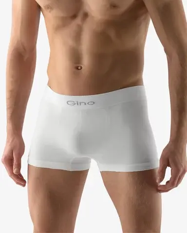Pánské boxerky s kratší nohavičkou GINO 53000P bílá M/L