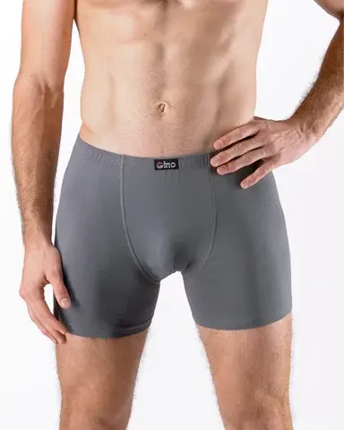 Pánské boxerky s delší nohavičkou GINO 74086P šedá XL/XXL