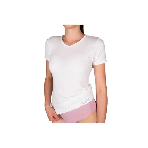 Dámské bezešvé tričko s krátkým rukávem VoXX BambooSeamless 014 bílá bílá