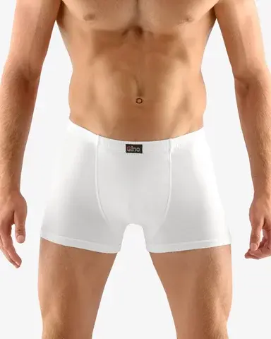 Pánské boxerky s kratší nohavičkou GINO 73064P bílá L/XL