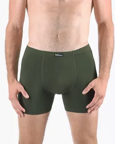 Pánské boxerky s delší nohavičkou GINO 74159P lahvová XXL/3XL