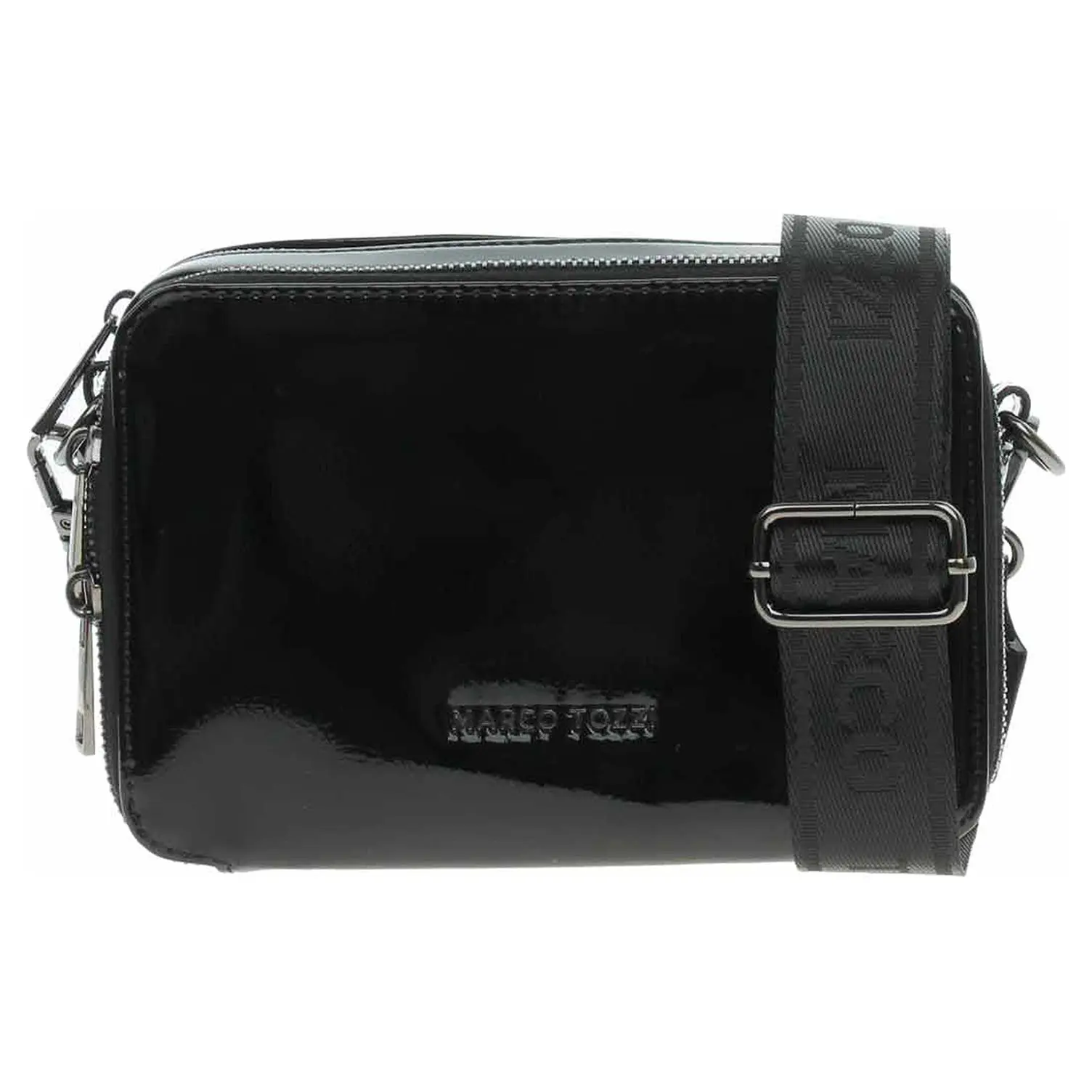 Marco Tozzi dámská crossbody kabelka 2-61003-44 black patent