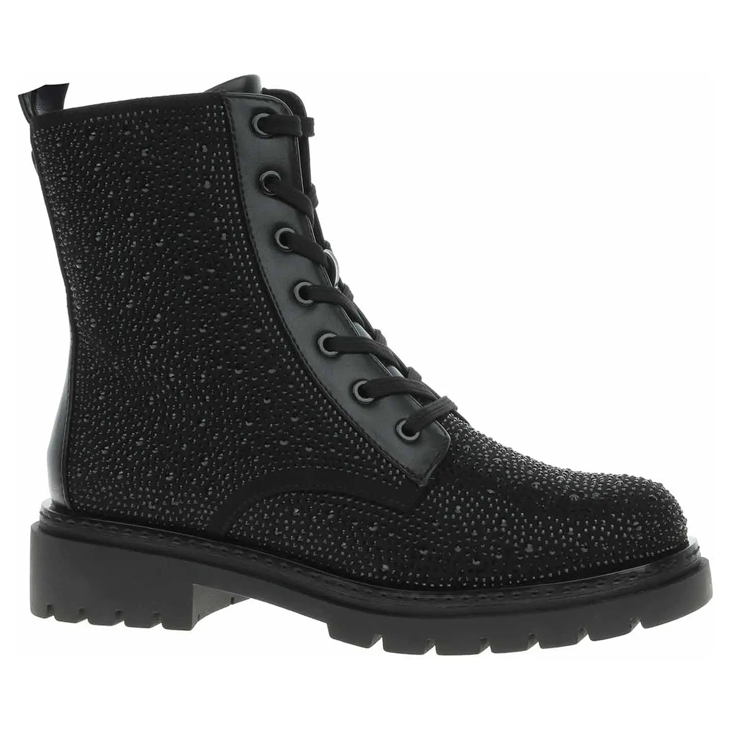 Dámská kotníková obuv Marco Tozzi 2-25232-45 black glitter 41