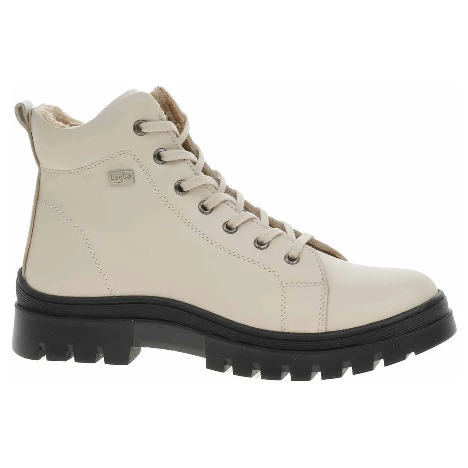 Dámská kotníková obuv Looke Charline L1278 69 cream-black 38