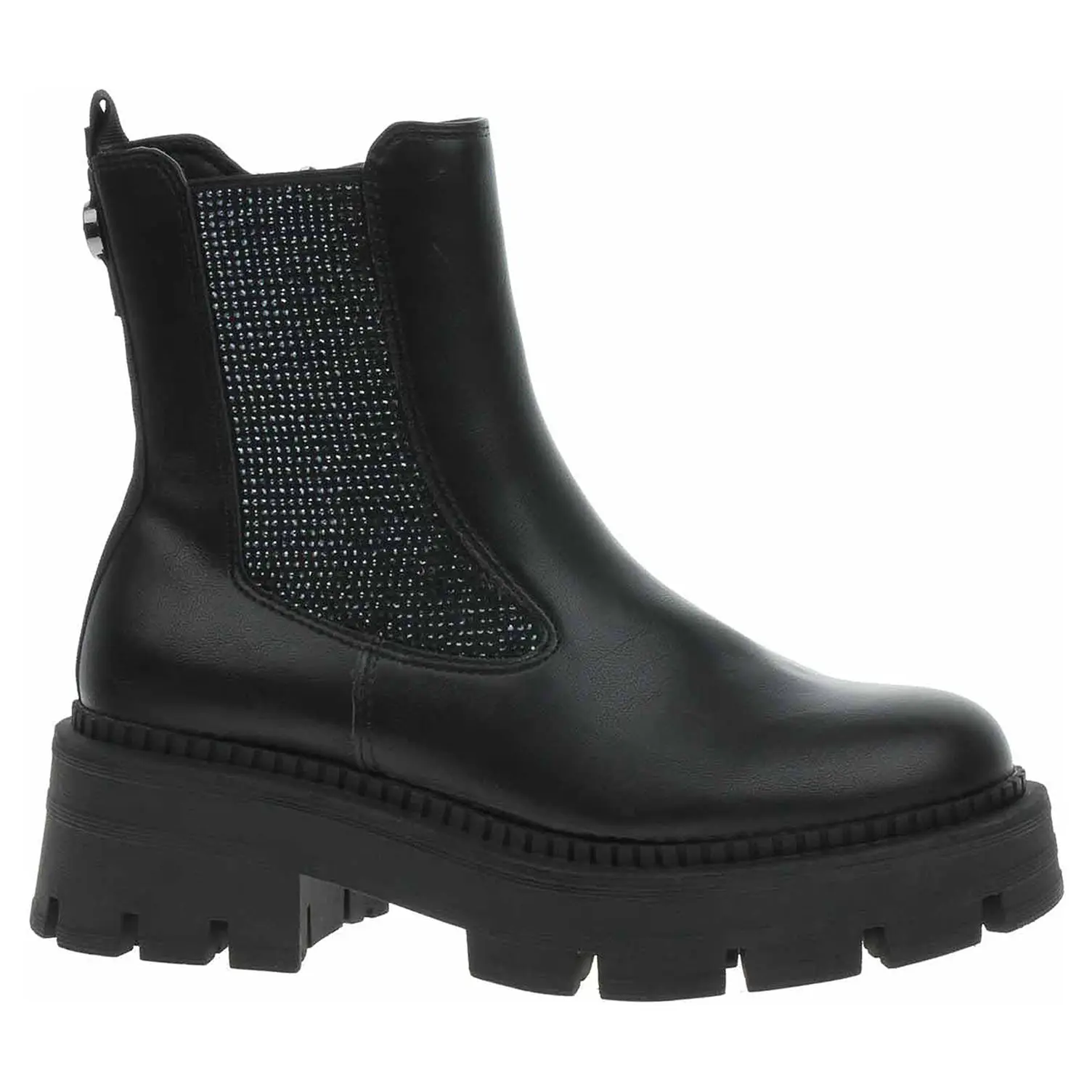 Dámské polokozačky Tamaris 1-25475-43 black glam 37