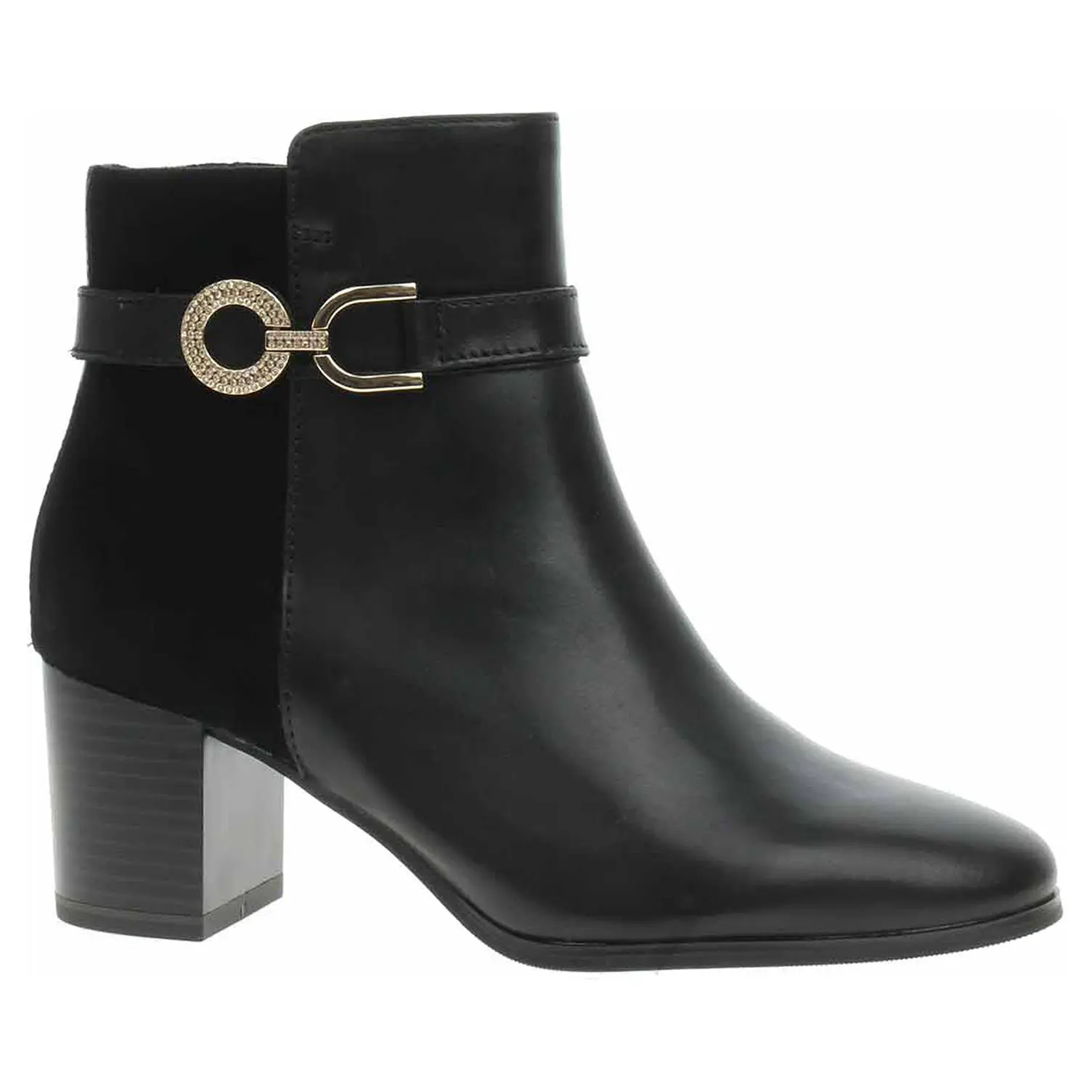 Dámské polokozačky Caprice 9-25302-45 black comb 38