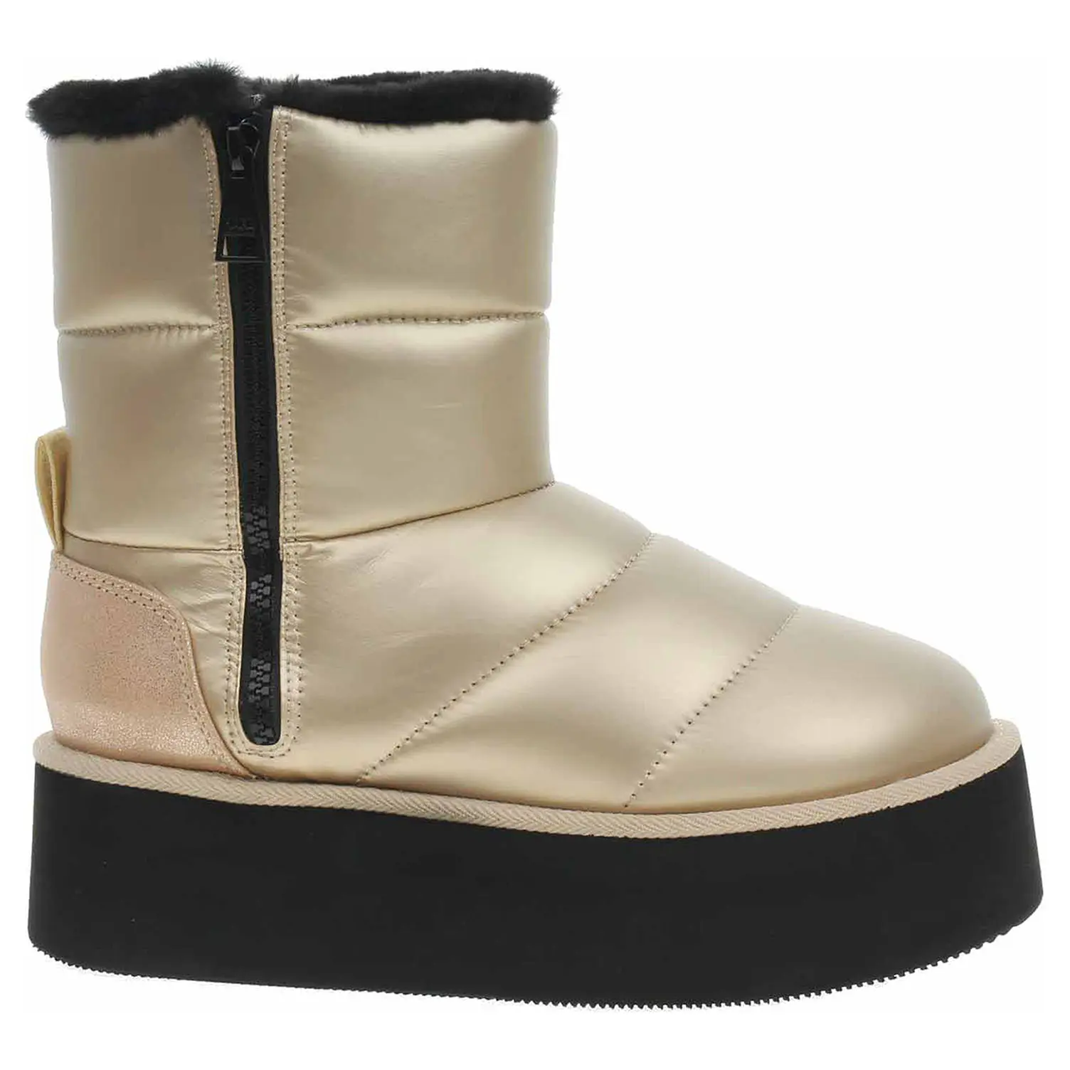 Dámské sněhule Karl Lagerfeld KL48554 HGD Gold Synth 38