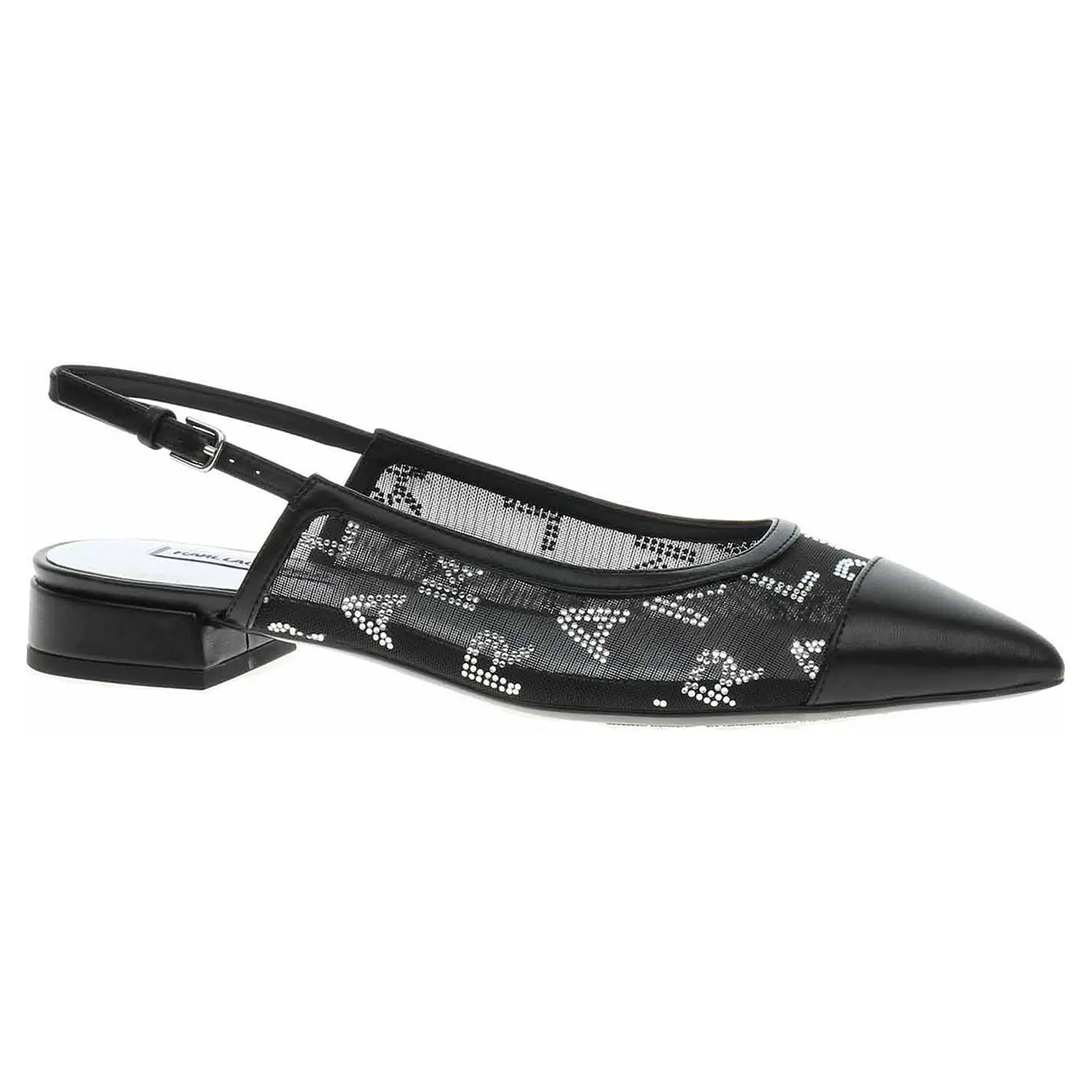 Dámské lodičky Karl Lagerfeld KL40153 M0S black mesh 41