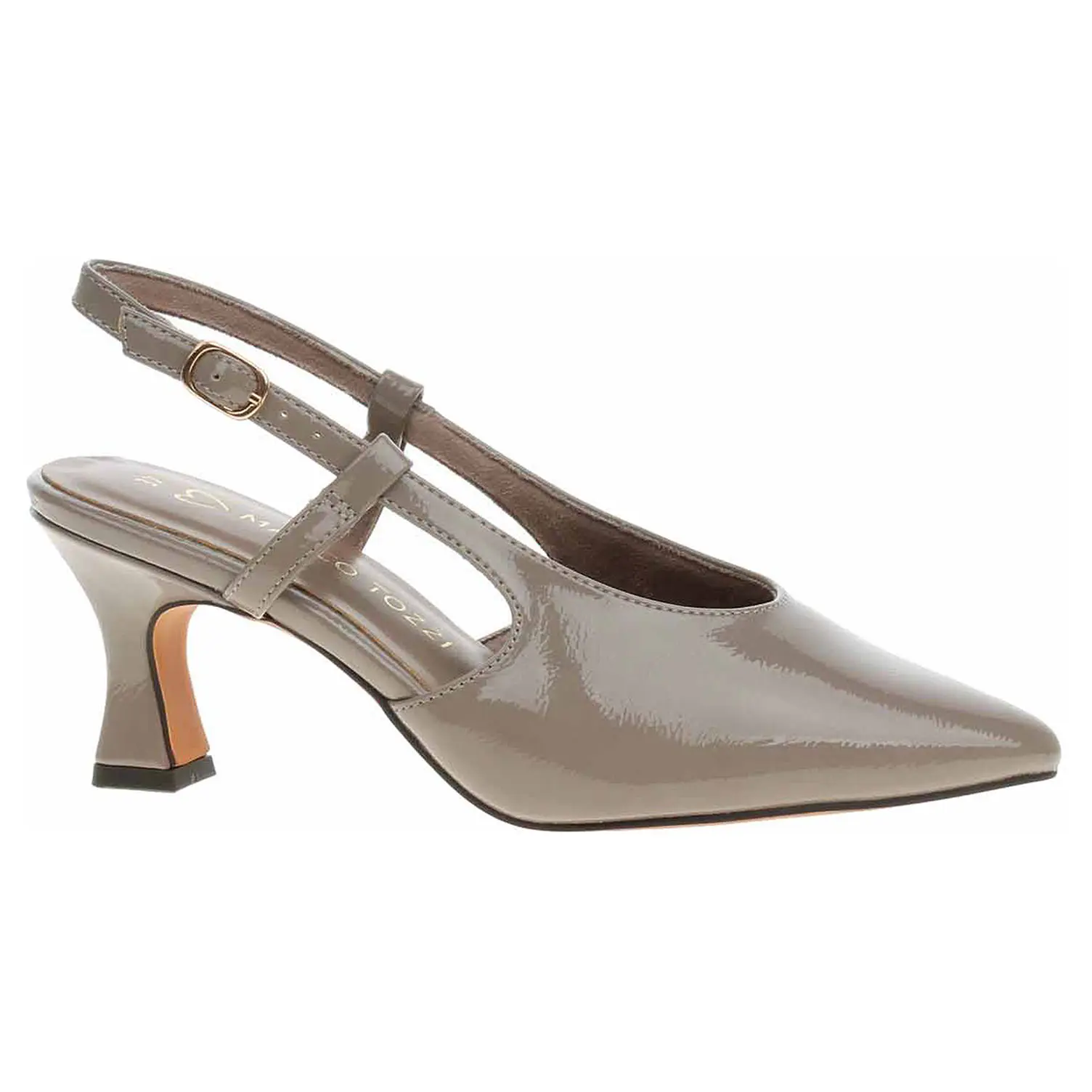 Dámská společenská obuv Marco Tozzi 2-29609-47 tan patent 38